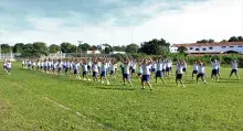 Militares durante atividade funcional