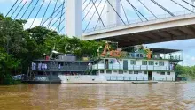  NasH “Tenente Maximiano” e AvHOFlu “Caravelas” atracados em Cuiabá