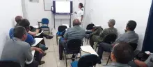 Palestra na Agência Fluvial de Cáceres 