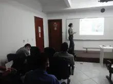 Palestra no CHN-6