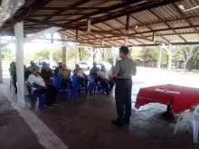 Participantes durante a palestra