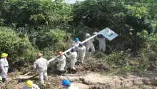 Restabelecimento de uma baliza