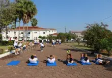 Militares durante Treinamento Físico Funcional
