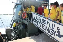 Alunos da Escola Monte Azul no NApLogFlu Potengí