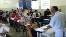 Exame de Amadores realizado no Centro de Línguas de Mato Grosso do Sul