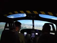Pilotos simulando emergências no SHEFE