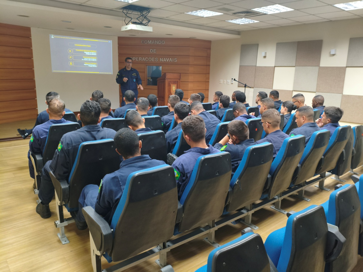 Apresentação realizada aos Aspirantes da EN