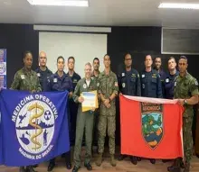 COMPAAz apoia adestramento de Evacuação Aeromédica no CMoPM