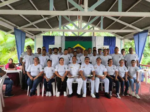 Novos aquaviários da comunidade do Ipixuna Miranda-AP