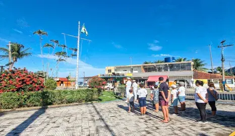 DelItacuruca recebe visita do Grupo de Escoteiros do Mar de Jaguaremenon