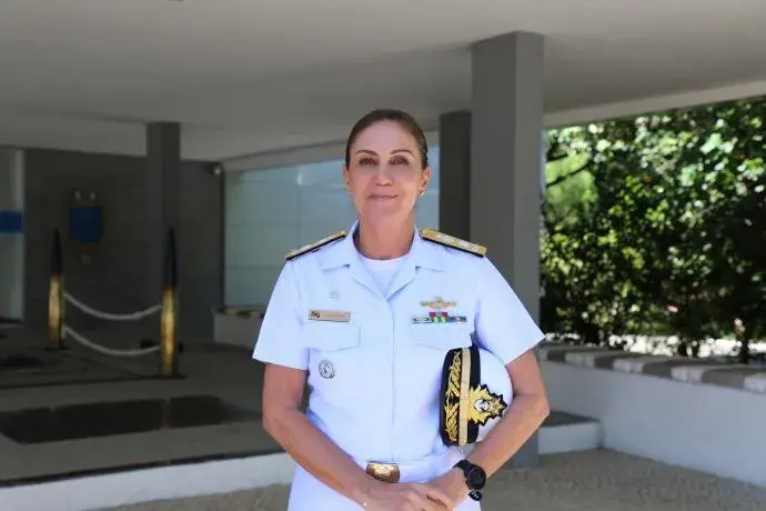 A Contra-Almirante (EN) Ana Greco foi promovida a Oficial-General na Marinha em março deste ano