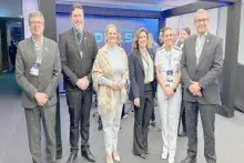Integração institucional durante evento