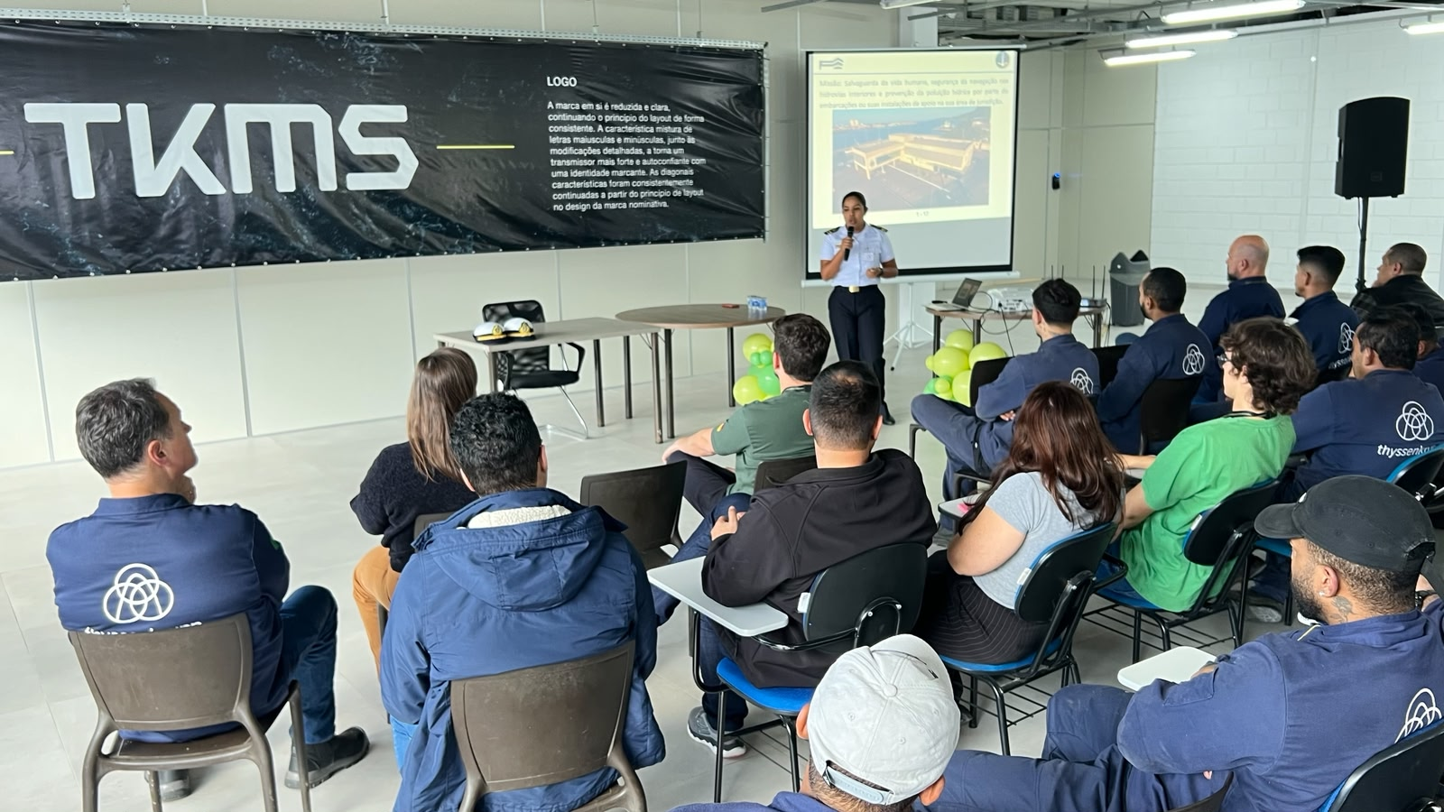 DelItajai participa da semana do Meio Ambiente na TKMS em itajaí