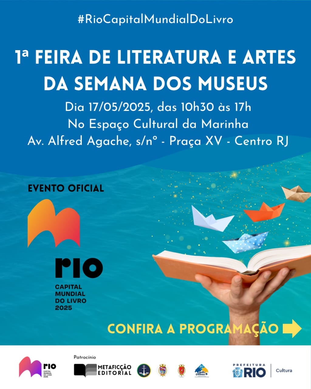 1a Feira de Literatura e Artes da Semana dos Museus