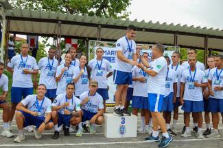 Escola de Aprendizes-Marinheiros do Ceará realiza primeira Corrida de Pelotão