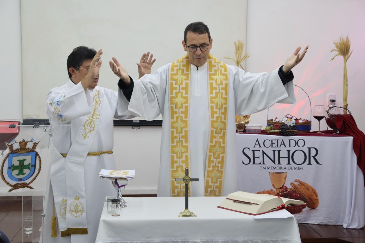 Capelão celebra Missa de Páscoa no Centro de Estudos do HNNa