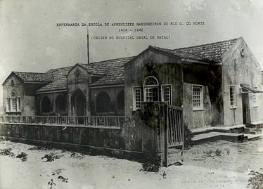 fotografia antiga da enfermaria escola de aprendizes de manheiro de 1908