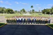 Aspirantes, Cadetes e Oficiais Intendentes da EN, AMAN e AFA na abertura do ACANTEX