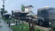 Transporte de Lancha do Exército Brasileiro para Manaus