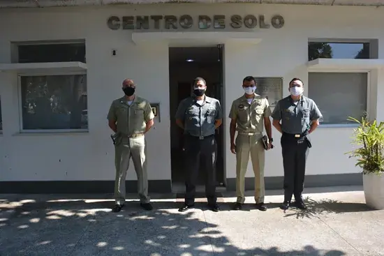 IPqM Recebe a Visita do Comandante do Batalhão de Combate Aéreo