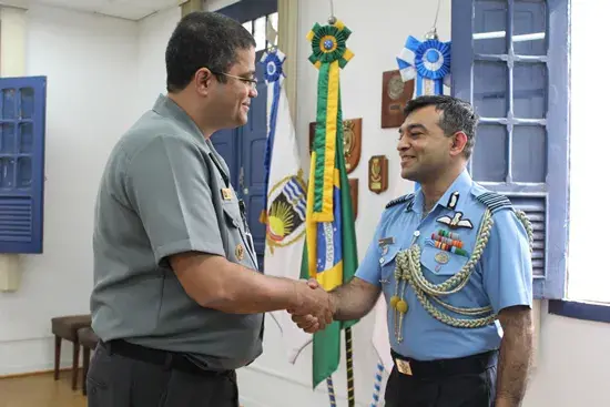 IPqM recebe a visita do Adido de Defesa da Índia no Brasil