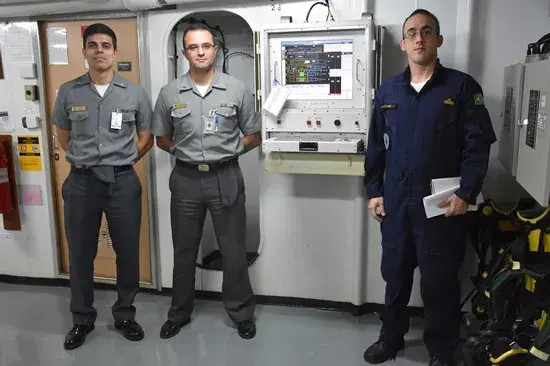 IPqM entrega novo Sistema de Controle de Avarias ao Navio Escola Brasil