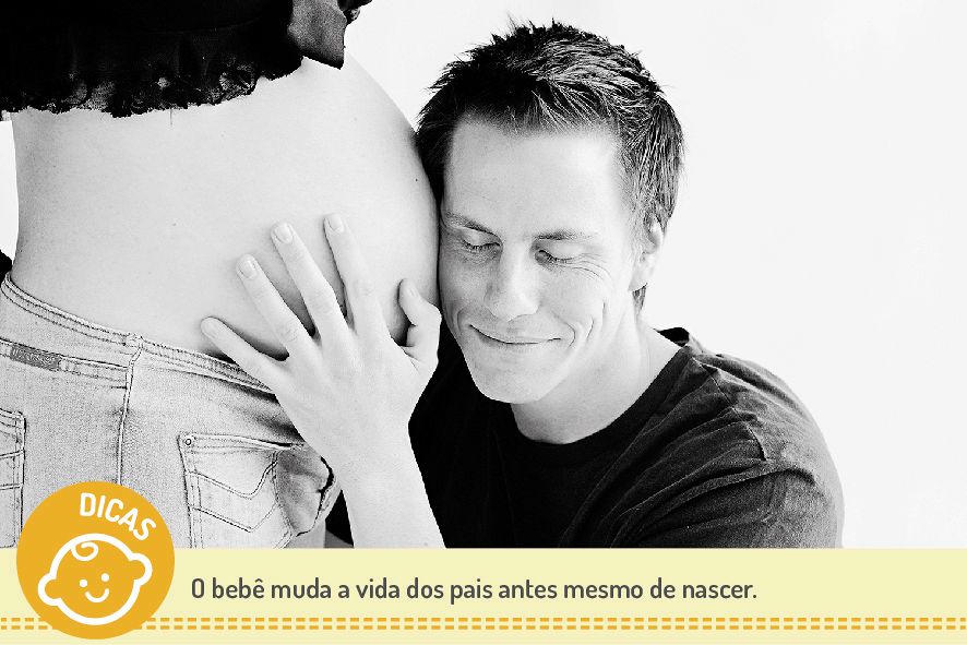 O bebê muda a vida dos pais mesmo antes de nascer