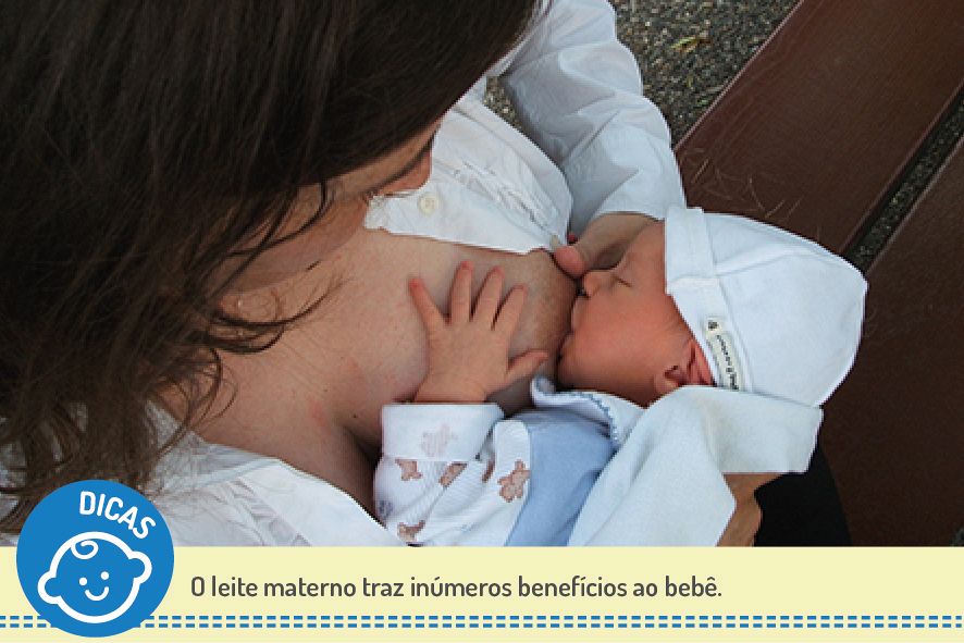 O leite materno traz inúmeros benefícios ao bebê