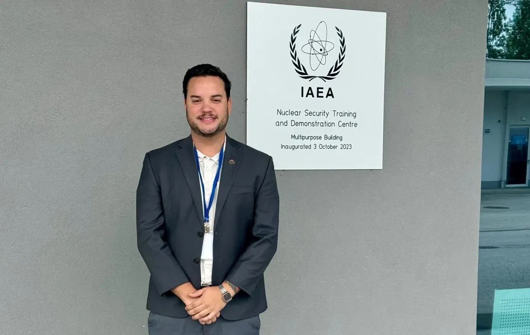 Engenheiro da SecNSNQ participa de curso no CTDSN na AIEA