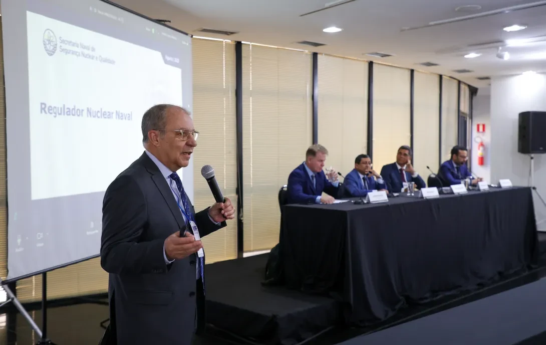 Secretário Naval de Segurança Nuclear e Qualidade debate marco regulatório nuclear em workshop do MPF