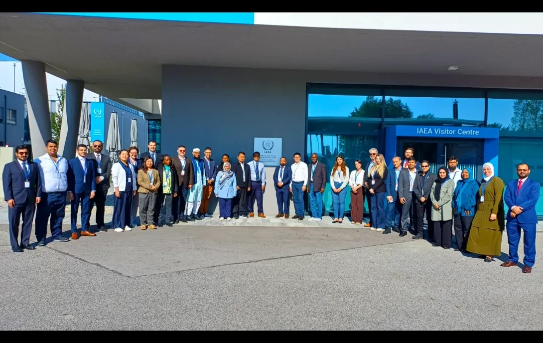 Engenheiro da SecNSNQ participa de curso da área de segurança física nuclear da AIEA