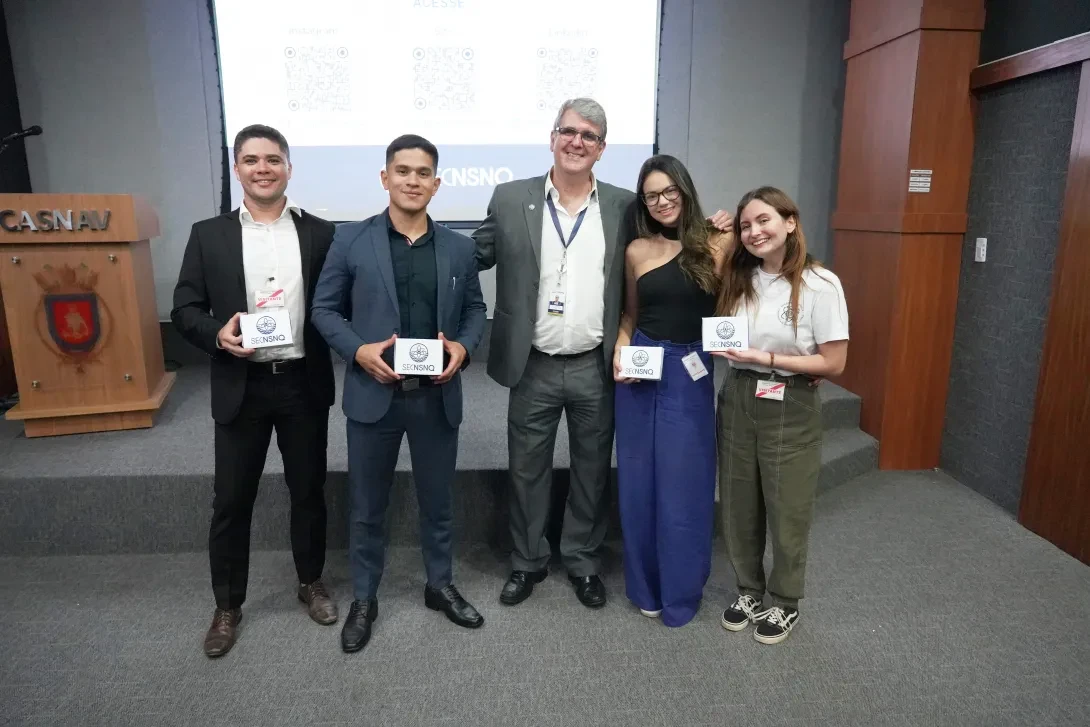 SecNSNQ recebe a Equipe Nautilus, vencedora da categoria Energia das Olimpíadas Nucleares Brasileiras 2025