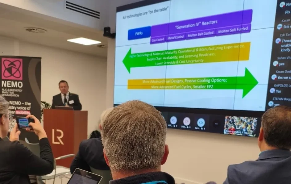 SecNSNQ participa de Workshop da NEMO sobre segurança nuclear aplicada ao setor marítimo