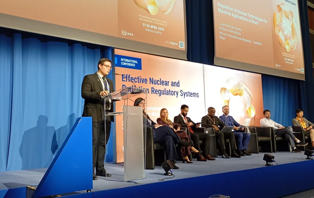 SecNSNQ participa de conferência internacional da AIEA sobre sistemas regulatórios nucleares