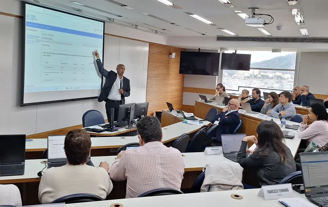 SecNSNQ participa de workshop preparatório para o IRRS da AIEA